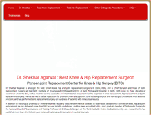 Tablet Screenshot of drshekharagarwal.com